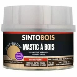 Mastic à Bois Sintobois, Sapin, Boîte De 500 Ml - Sapin - Sapin