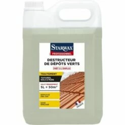 SINTO Destructeur De Dépôts Verts Prêt à L'emploi Toitures Sols Et Murs, Bidon De 20l