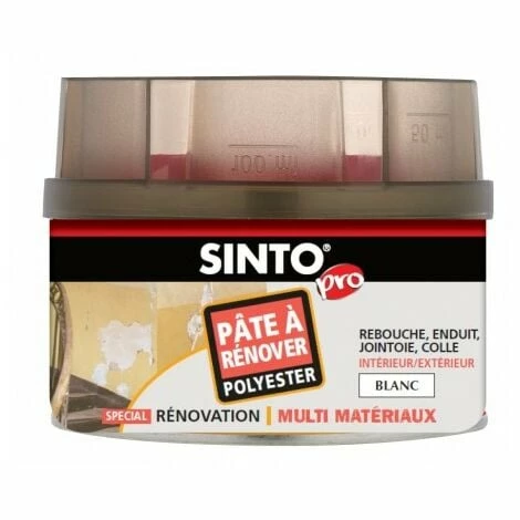 Pâte à Rénover - 400g - BLANC - SINTO 1 Pâte à Rénover - 400g - BLANC - SINTO