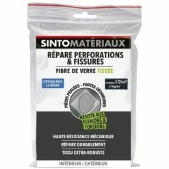 Tissu De Réparation Extra-robuste En Fibre De Verre Tissée 0.5m² SINTO