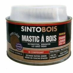 Mastic à Bois Teinte Chêne - 1 Kg - Sinto Bois - Chêne
