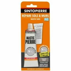 SINTO Mastic Et Durcisseurs Pierre Grise, Mastic 115 G + Durcis 10 Gr