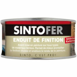 Mastic Sintofer Finition 250g - Coloris : Gris - Contenance (gr) : 250 - SINTO