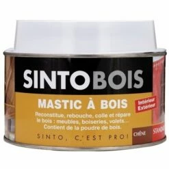 Mastic Bois Sintobois Blanc - Boîte 500ml