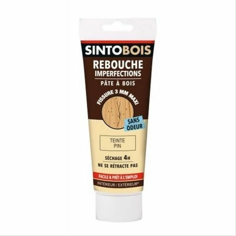 Pâte à Bois De Finition Sintobois Naturel - Tube 250g 1 Pâte à Bois De Finition Sintobois Naturel - Tube 250g